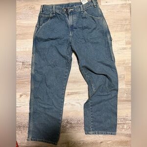 Dickies Men's Relaxed Fit Blue Jeans